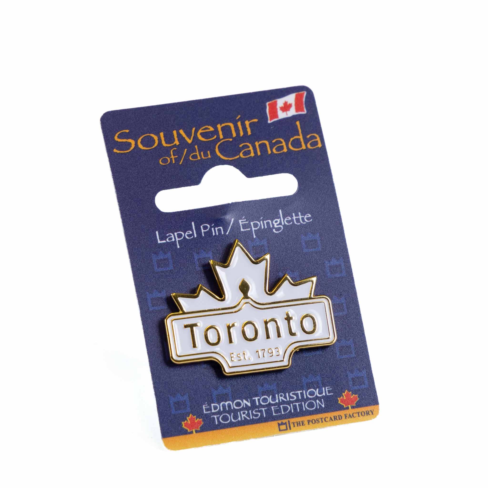 Toronto Est. 1793 with Maple Leaf Lapel Pin